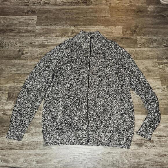 Banana Republic Italian Yarn Wool Zip Up Sweater - Picture 6 of 7